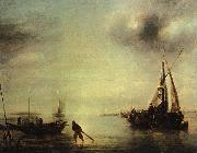 Jan van de Cappelle Becalmed China oil painting reproduction